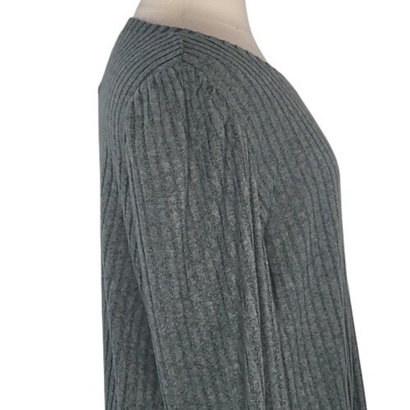 Ofeefan Cozy‎ Green Ribbed Sweater Tunic - Picture 5 of 14